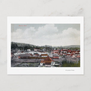 Cartão Postal Vista aérea da cidade