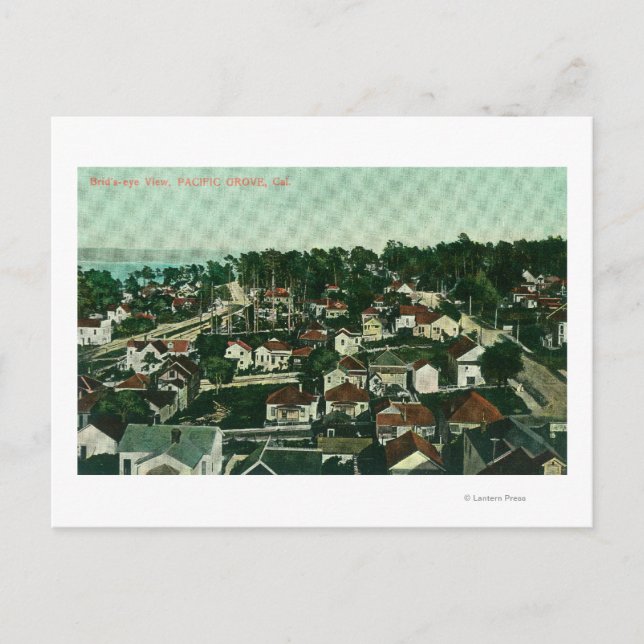 Cartão Postal Vista aérea da cidade 4 (Frente)