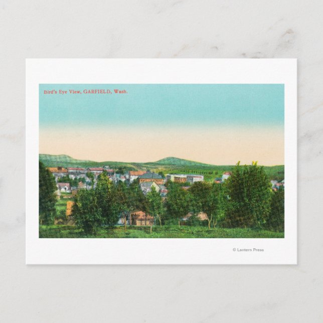 Cartão Postal Vista aérea da cidade 9 (Frente)