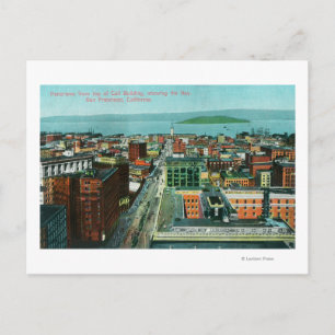 Cartão Postal Vista aérea da cidade a partir do edifício Call