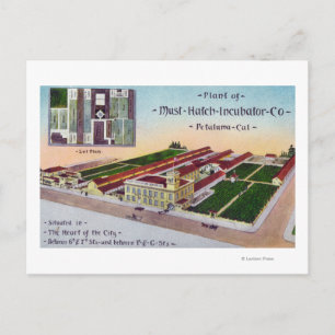 Cartão Postal Vista aérea da Incubadora de Obrigação de Hatch Co