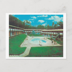 Cartão Postal Vista aérea da Piscina de resort de chá de Ouro