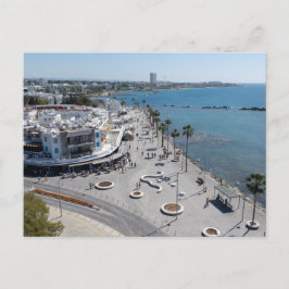 Cartão Postal Vista aérea da Praia de Pafos