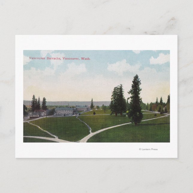 Cartão Postal Vista aérea das barragens de Vancouver (Frente)