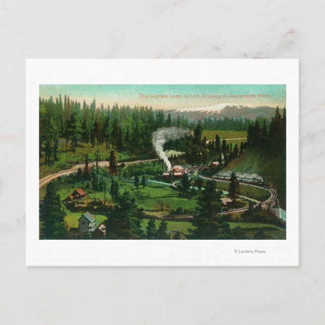 Cartão Postal Vista aérea de Cantara Loop (Frente)