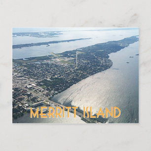Cartão Postal Vista aérea de Merritt Island Florida