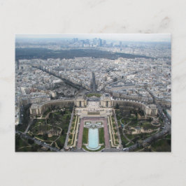 Cartão Postal Vista Aérea de Paris