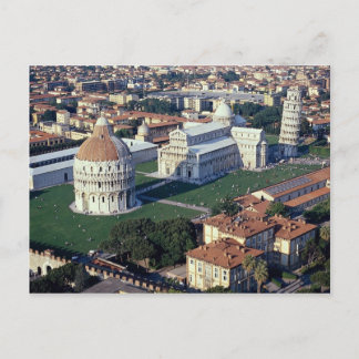 Cartão Postal Vista aérea de Pisa, Itália