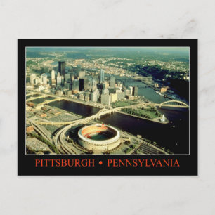 Cartão Postal Vista aérea de Pittsburgh, Pensilvânia