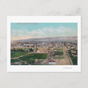 Cartão Postal Vista aérea de Pocatello, ID