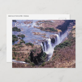 Cartão Postal Vista aérea de Victoria Falls - Zimbabué, África