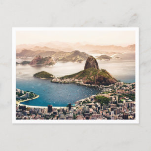 Cartão Postal Vista aérea do Rio de Janeiro