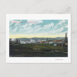 Cartão Postal Vista aérea dos campos petrolíferos do campo 27C