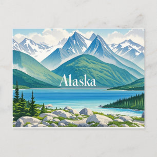 Cartão Postal vista alaska