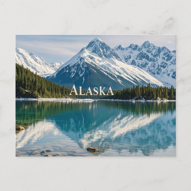 Cartão Postal vista alaska (Frente)