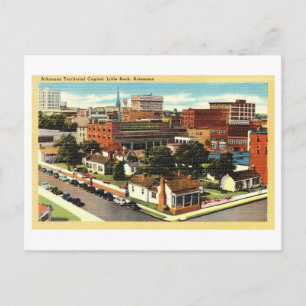 Cartão Postal Vista Antiga de Little Rock, Arkansas,