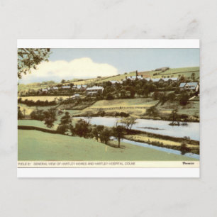 Cartão Postal Vista Antiga do Hospital Hartley Homes Colne