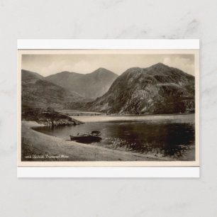 Cartão Postal Vista Antiga do Lago Crummock Water Solitude