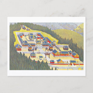 Cartão Postal Vista Antiga do Santuário Nikko Toshogu