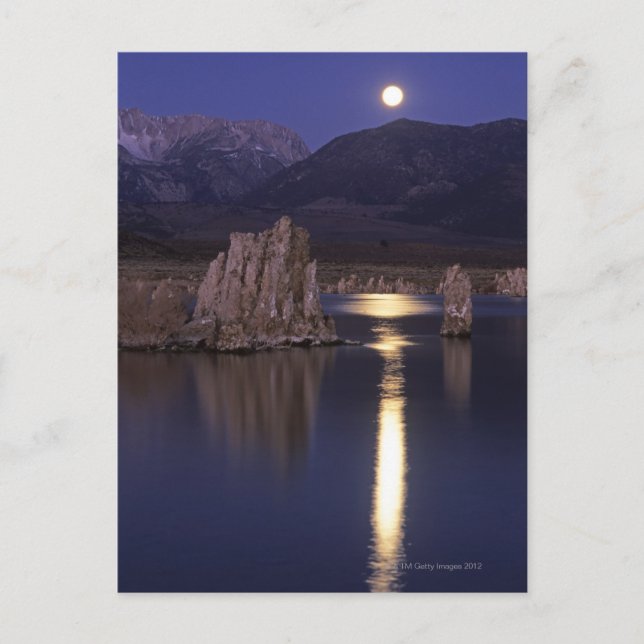 Cartão Postal Vista cênica do lago Mono fora de Yosemite 2 (Frente)