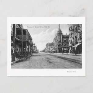 Cartão Postal Vista da 19ª Rua # 2Bakersfield, CA