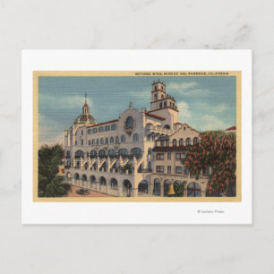 Cartão Postal Vista da Ala Rotunda no Mission Inn