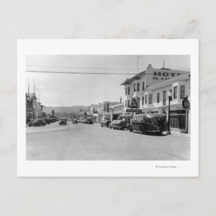 Cartão Postal Vista da BroadwayKing City, CA