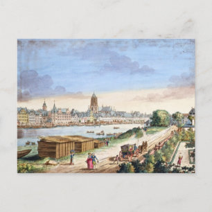 Cartão Postal Vista da cidade de Frankfurt, virada para o sul (i