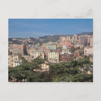 Cartão Postal Vista da cidade de Gênova