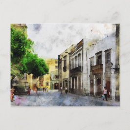Cartão Postal Vista da cidade de Las Palmas de Gran Canaria.