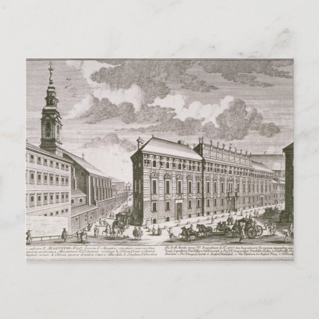 Cartão Postal Vista da Dorotheergasse mostrando a (Frente)