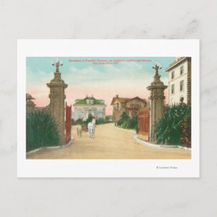 Cartão Postal Vista da Entrada ao Presidio Terrace