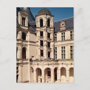 Cartão Postal Vista da escada principal, 1519-46