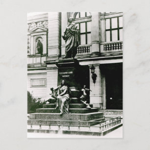Cartão Postal Vista da estátua de Mendelssohn