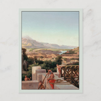 Cartão Postal Vista da Flor da Grécia por August Ahlborn