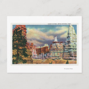 Cartão Postal Vista da Formação da Rainha Victoria Rock