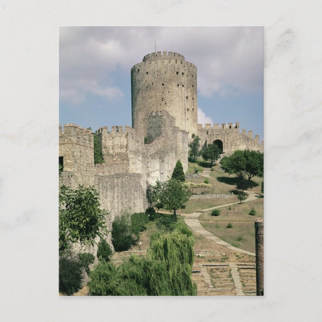 Cartão Postal Vista da Fortaleza, iniciada em 1452 (Frente)