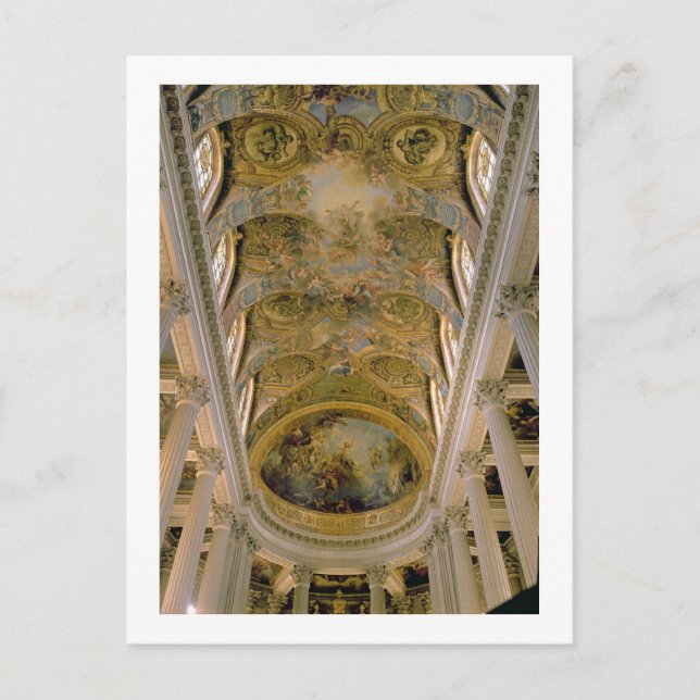 Cartão Postal Vista da Galeria do Rei e vaulta dep de teto (Frente)