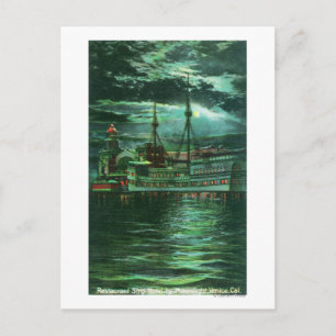 Cartão Postal Vista da Lua do Hotel para Navios Restaurantes