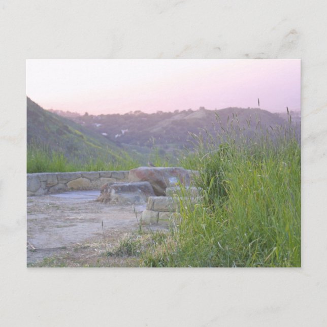 Cartão Postal Vista da Mesa de Santa Bárbara (Frente)