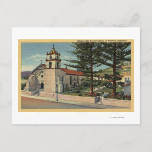 Cartão Postal Vista da Missão San Buenaventura