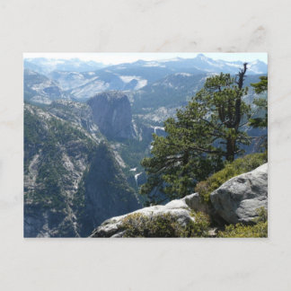 Cartão Postal Vista da Montanha Yosemite no Parque Nacional de Y