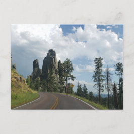 Cartão Postal Vista da Needles Highway, Dakota do Sul