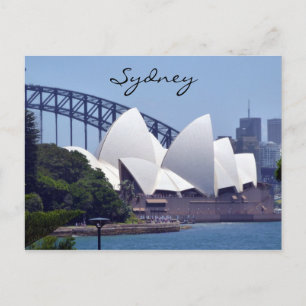 Cartão Postal vista da ópera de sydney