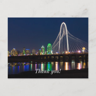 Cartão Postal Vista da Ponte de Dallas