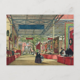 Cartão Postal Vista da seção Índia da exposição de Excelentes