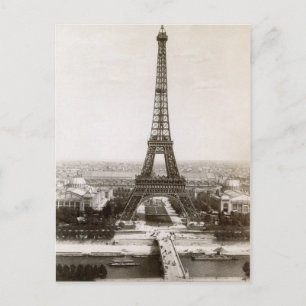 Cartão Postal Vista Da Torre Eiffel, 1900