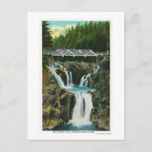 Cartão Postal Vista das cataratas e pontes