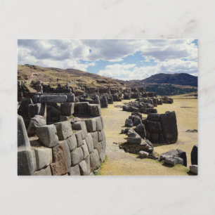 Cartão Postal Vista das paredes de pedra