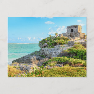 Cartão Postal Vista Das Ruínas Do Túlio, Deus Do Templo Dos Ve